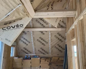 Installation d'isolation thermique réalisée par Ecoplatrerie à Colmar