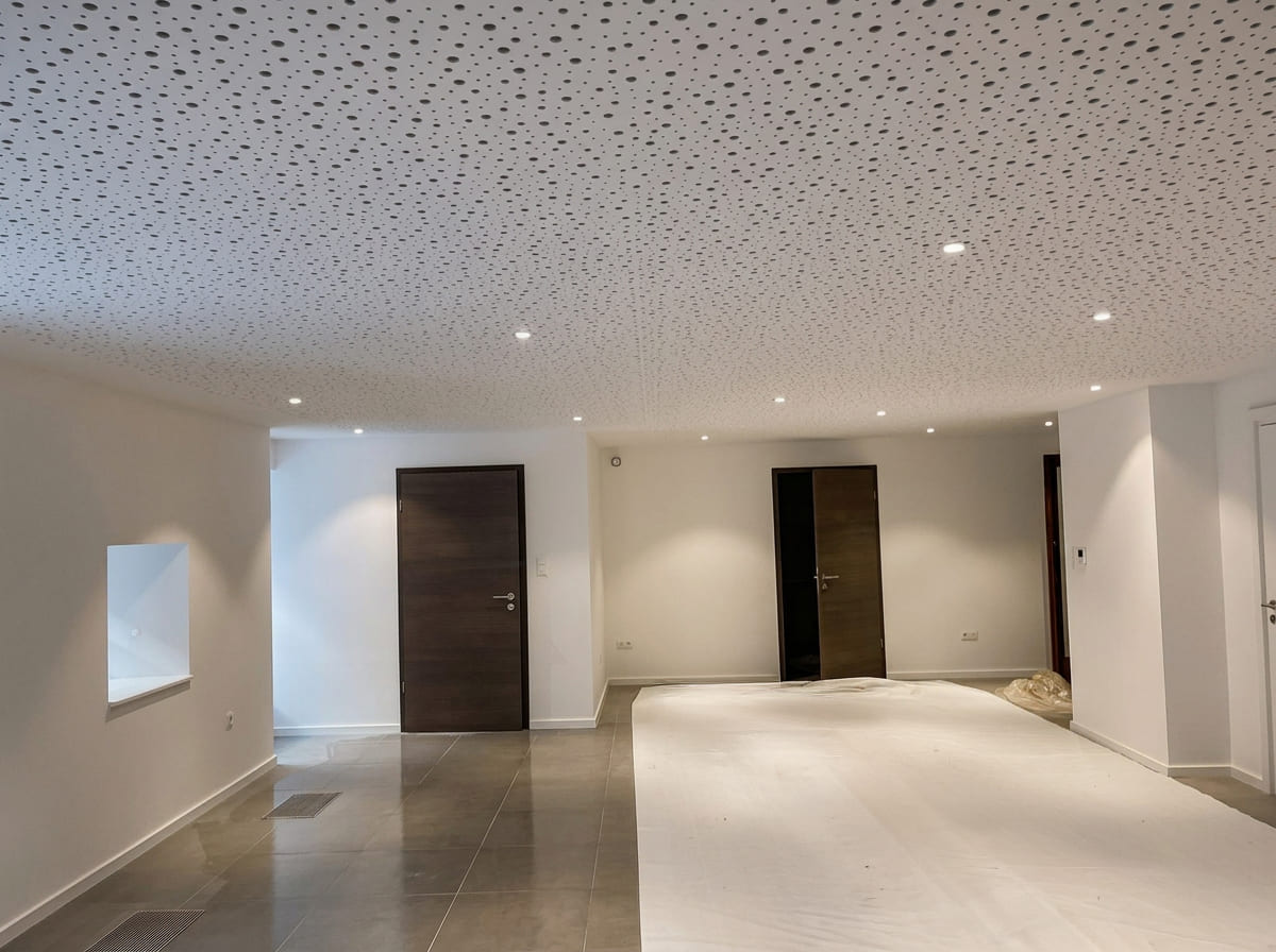 Faux plafond isolant Colmar isolation phonique thermique Ecoplâtrerie