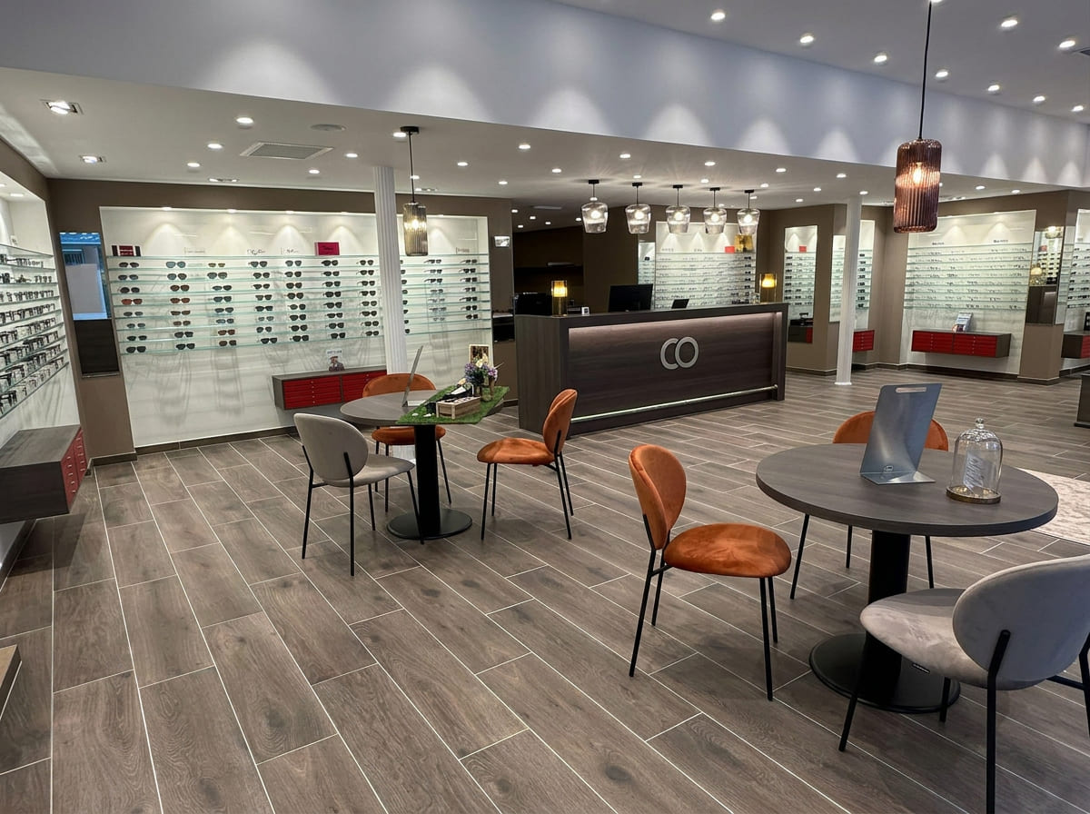 Travaux intérieurs opticien Metz Eco Plâtrerie